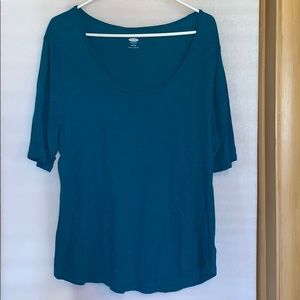 Old Navy Scoop-Neck 3/4 Sleeve Tee